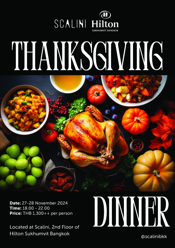 Thanksgiving Dinner At Hilton Sukhumvit’s Scalini Restaurant